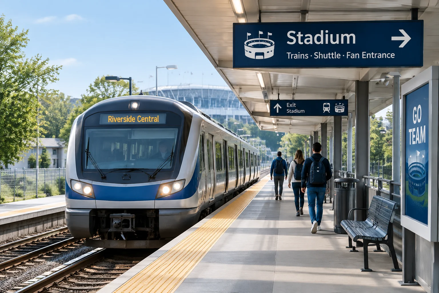 Accéder au Stade de France en RER et Transports Franciliens