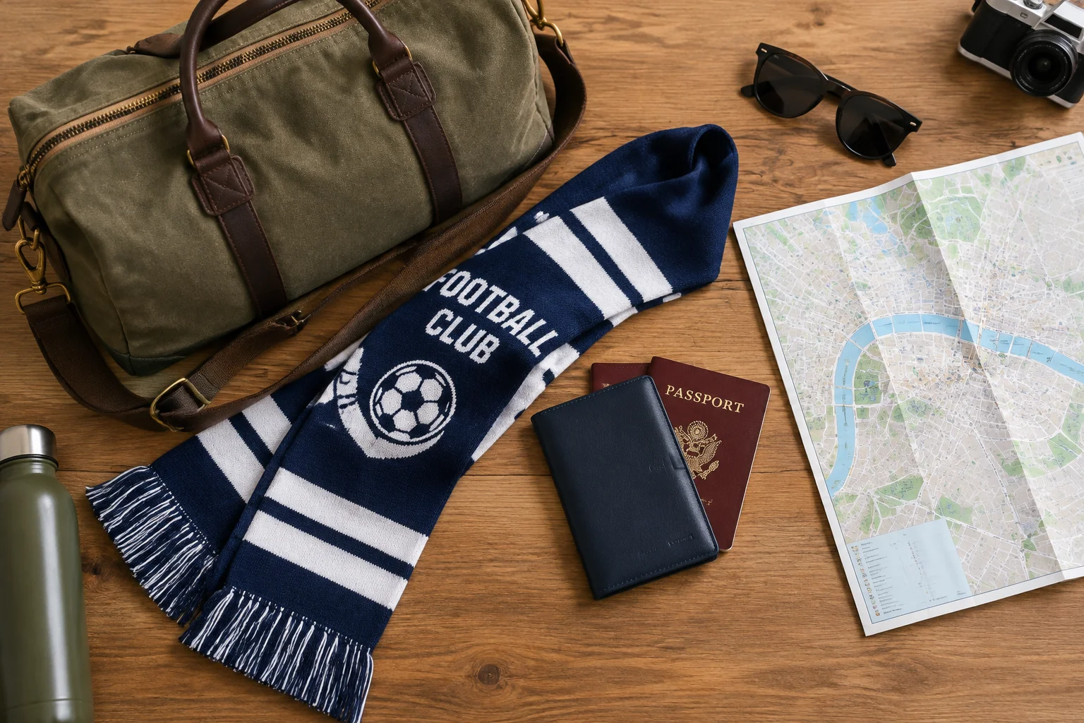 Préparatifs du déplacement des supporters des Bleus pour le match à San Siro Milan