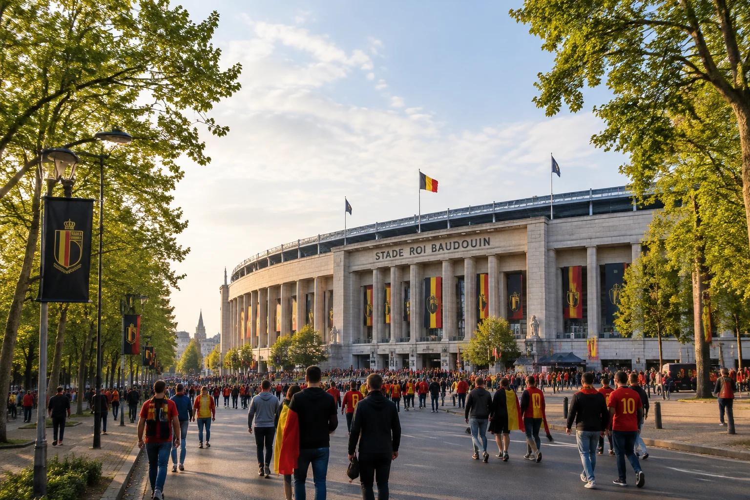 Stade Roi Baudouin à Bruxelles